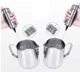 Electric Milk Frother Handheld Whisk – Coffee & Latte Foam Maker