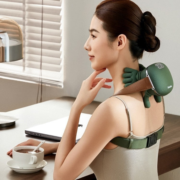 Wireless Deep-Kneading Neck & Shoulder Massager Shawl – Electric Back Pain Relief, Heat Therapy & Muscle Relaxation