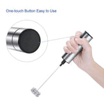 Electric Milk Frother Handheld Whisk – Coffee & Latte Foam Maker