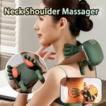 Wireless Deep-Kneading Neck & Shoulder Massager Shawl – Electric Back Pain Relief, Heat Therapy & Muscle Relaxation